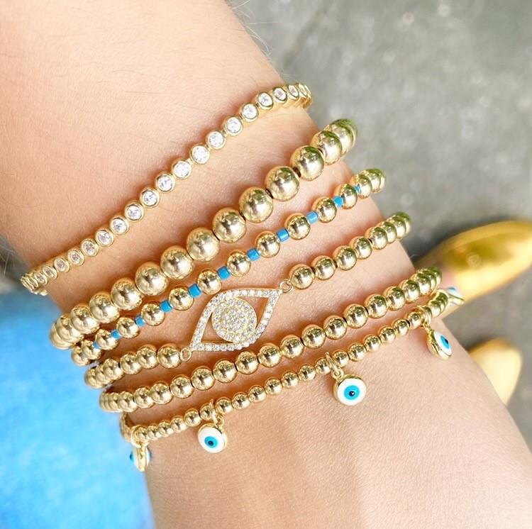 Turkish eye bracelet | Rebekajewelry